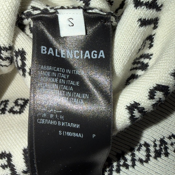 BALENCIAGA Mini Logo Crop Pullover - Picture 5 of 9